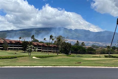 Hawaii authorities evacuate area of Lahaina due to brush fire near site of deadly blaze